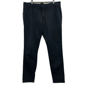 Industrie Men's Cuba Flat Front Cotton Tapered Slim Fit Chino Size 36x30